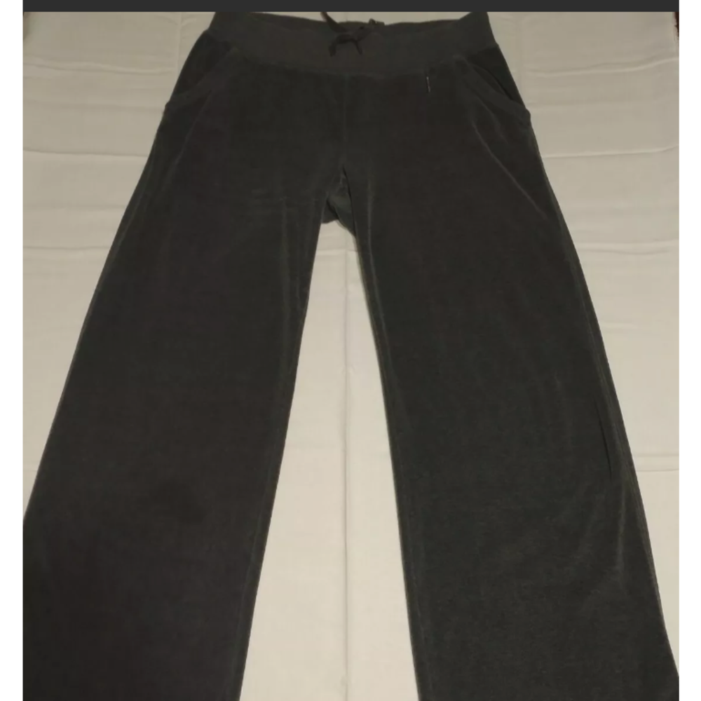 Michael Kors Women’s Black Velvet Lounge Drawstring Track Sweatpants Size M